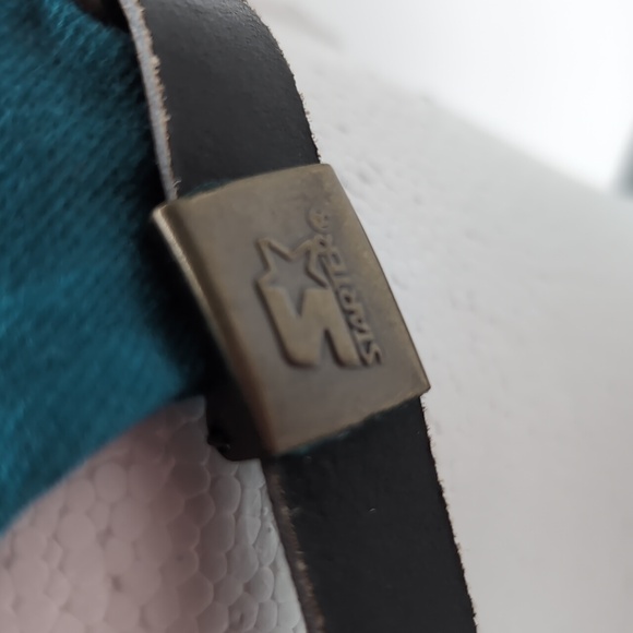 Starter| NWT Vintage Charlotte Hornets Blue Sports Cap Leather Metal Clasp - Picture 5 of 10